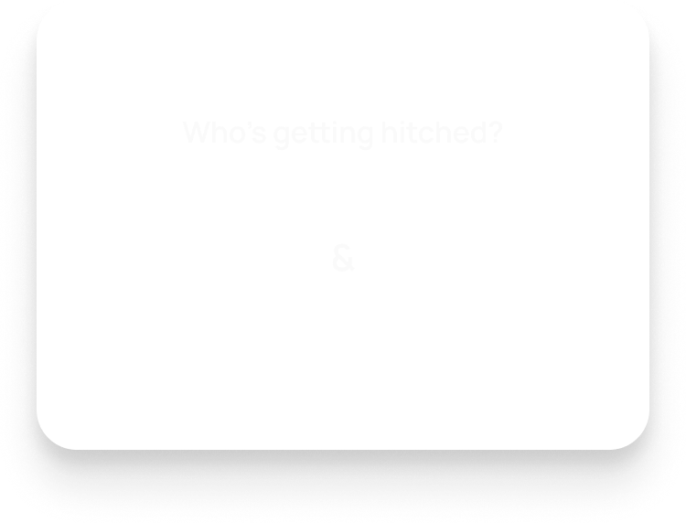 Answer questions about the couple